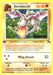 Aerodactyl - 1/62 - Holo Rare - PRERELEASE PROMO (Starlight Holo Version)